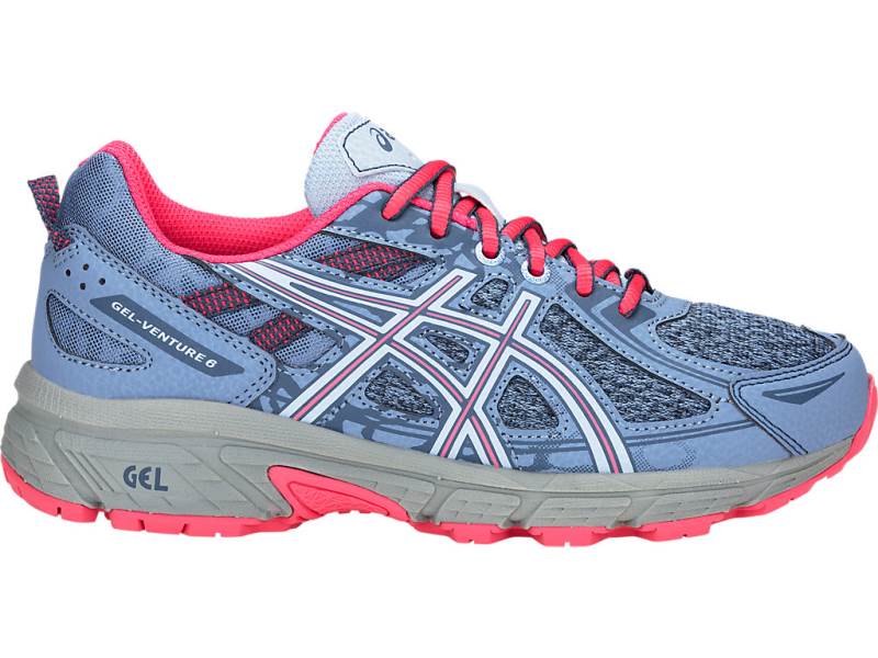 Dětské Běžecké Boty Asics GEL-Venture 6 GS Světle Blankyt 78140FAJL